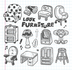 doodle Furniture icons