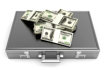 Briefcase with Cash..