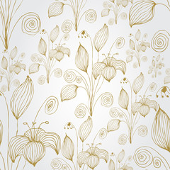 Seamless floral background