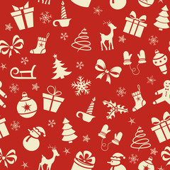 Christmas Seamless Pattern - 55440496