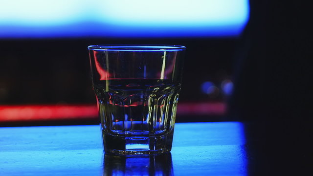 Drinking in the bar
