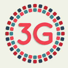 creative vector mosaic icon