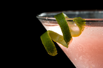lime twist garnish