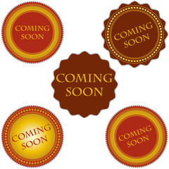 Coming soon labels set
