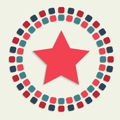 creative vector mosaic icon