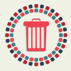 creative vector mosaic icon