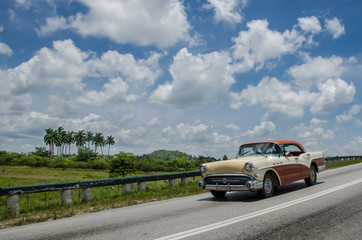 Cuba car cloud sky