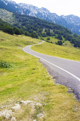 Trentino-Mountain street color image