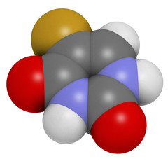 Fluorouracil (5-FU, FU) cancer chemotherapy drug