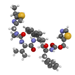 Ritonavir HIV drug (protease inhibitor class)