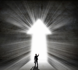 Businesspeople silhouettes