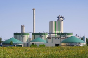 Fototapeta na wymiar Biogasanlage - 88 biogazowni