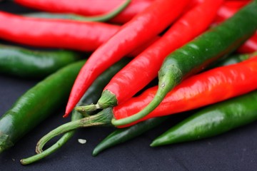 Hot chili peppers