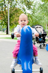 Baby in park