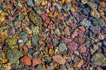 Abstract background texture - reflection on cree's stones