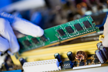 Computer RAM memory card