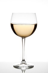 glass of white wine