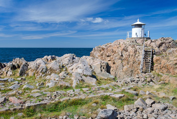 Small lighthouse on the top of Kullen peninsula