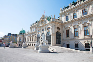 Fototapeta na wymiar Belvedere Palace, Wien, Austria