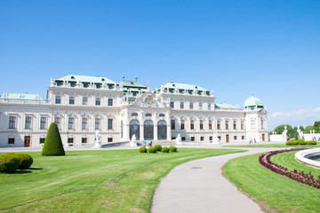 Obraz premium Belvedere Palace, Wien, Austria