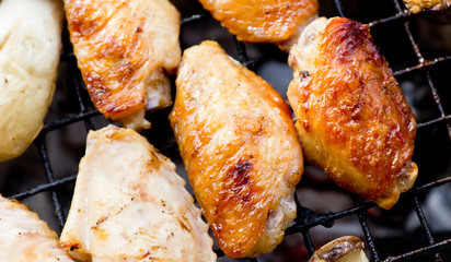 Grilling Chicken Wings