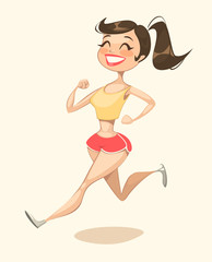 Running girl