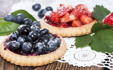 Blueberry and Strawberry Tart