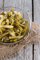 Fresh made Green Beans salad