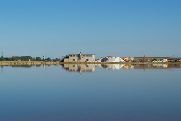 saline with traditional salt production and integral