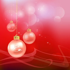 Christmas decorations ideas, festive background, vector