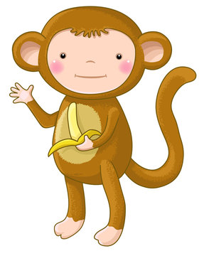 monkey cartoon character