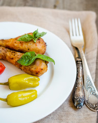 Grilled chicken legs