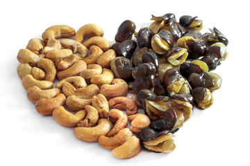 nuts and cashew nuts