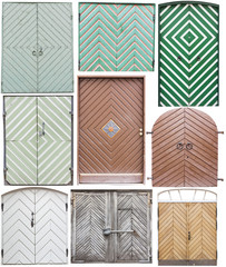 Different old style doors