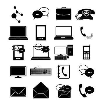 communications icons