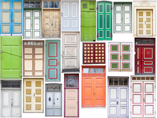 Different old style doors