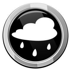 Rain cloud - Vector icon isolated