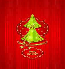 Christmas Tree Creative Post Card