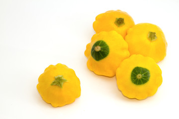 Yellow patty pan, custard marrow