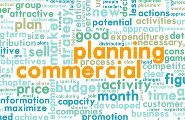 Fototapeta premium Commercial Planning