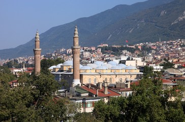 Bursa Grand Mosque or Ulu Cami is the largest mosque in Bursa