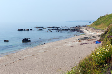 Portwrinkle beach Whitsand Bay near Looe Cornwall