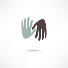 Obraz premium Hand icon