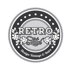 retro label