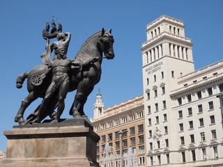 Obraz premium Plaza Cataluña