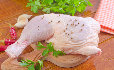 raw chicken