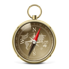 Vector Golden Compass