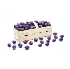 Zwetschgen im Körbchen