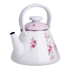 Enameled kettle for boiling water