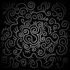 Elegant wallpaper art